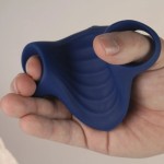 ROCKS-OFF - MASTURBADOR VIBRADOR FLEXÃVEL PALM BLUE